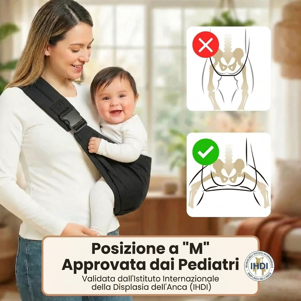 Portabebè Ergonomico Antidolor